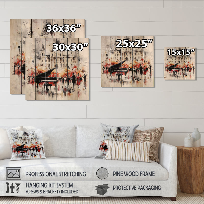 Wall Art Industrial Music Ophelia Vienna Grand Piano Italian Music